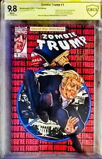 ZOMBIE TRUMP #1 YOU'RE FIRED EDITION Signed By Marat Mychaels. CBCS 9.8 picture