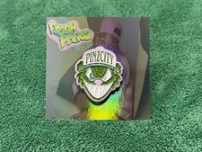 Pinzcity Scare Bear 4.0 Blue Lime Green Glitter Pink Hat Pin Fresh Prince picture