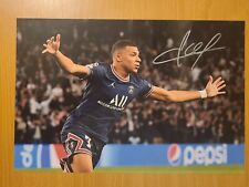 Signed autographed kylian mbappe mtp picture