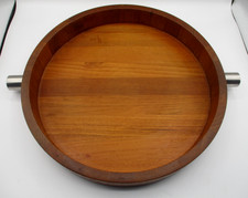 LUNDTOFTE DENMARK COMBIWOOD TEAK SERVING TRAY ~ LARGE 16