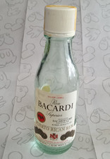 Mini Ron Bacardi Superior Puerto Rican Rum Vintage  Airline Bottle Empty 50ml picture