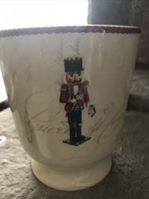 William Sonoma Nutcracker Soldier Coffee Mug Set of 4 picture