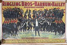 5 Mint Vtg 1985 Ringling Brothers & Barnum & Bailey Circus Posters 1st Time Open picture