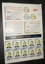 Andy WARHOL NIPPON 80 Japan Japanese Frame Stamp Sheet ultra rare art ephemera picture