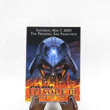 Rare 2005 The Presidio San Francisco CA Star Wars Episode III Screening PASS picture
