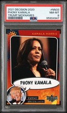 2021 Decision 2020 DONALD TRUMP Nicknames PHONY KAMALA #NN33 PSA 8 Kamala Harris picture