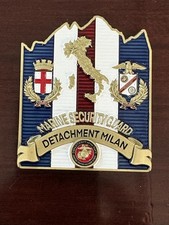 U.S. Consulate Milan Italy Marine Security Guard (MSG) Challenge Coin picture