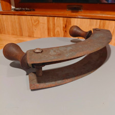 Antique Mezzaluna Rocking Knife, Vom Cleff & Co. Made In Germany, Double Bladed picture