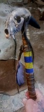 **AWESOME VINTAGE NATIVE AMERICAN  CEREMONY TOMAHAWK VERY SPECIALRARE HTF* picture