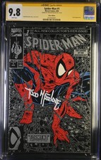 Spider-man 1 Cgc 9.8 1990 Silver Signed Signature Todd McFarlane Custom Label picture