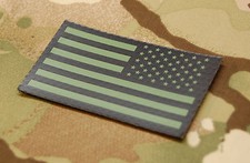Infrared Reverse US Flag Uniform Patch IR US Army Navy USN USAF SEAL Green Hook picture