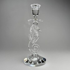 Waterford Crystal Seahorse Candlestick 11