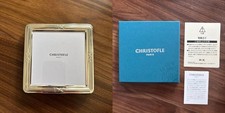 CHRISTOFLE Silver-coated Photo Frame 11 x 11 cm / 4.3 x 4.3 in W/ Box Unused picture