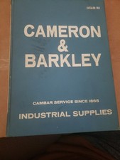 Vintage 1968 Cameron & Barkley Industrial Supplies Catalog 103 CamBar Hardcover picture