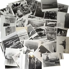 Vintage Lot of 100 Navy Press Photos Kamikaze Ships Carriers Sailors DSRV picture