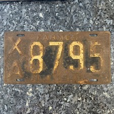 1949 New Jersey License Plate - FARMER - Plate # XA8795 NJ picture
