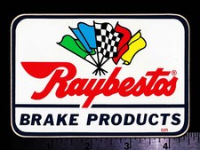 RAYBESTOS Brake Products - Original Vintage 1970's Racing Decal/Sticker picture