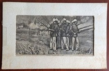 Maine Maritime Academy Arts and Artifacts Military Print Summer 1892 picture