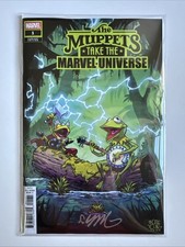The Muppets Take the Marvel Universe #1 • Skottie Young Signed w/COA • Brand New picture