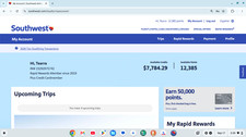  Southwest Airlines $100-10k Transferable Flight Credit- Fast Transfer picture