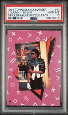 1984 Topps Michael Jackson Series 1 #11 RC PSA 10 GEM Mint Sticker GLOVE Pop 3 picture