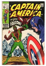 Captain America 117 1969 Marvel Comics VG+ 4.5 1st App Falcon & Redwing picture