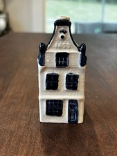 Vintage KLM Delft Blue House #16 Rynbende Distilleries Genuine 1950s/60s EMPTY picture