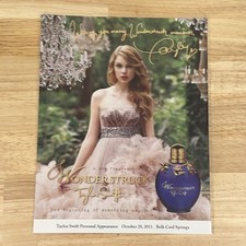 Taylor Swift Wonderstruck Promotional Flyer Photo 8.5 x 11 Personal Appearance picture