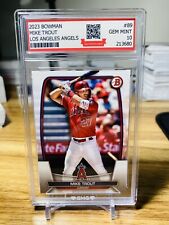 2023 Bowman Mike Trout GMG Graded 10 Gem Mint 💎 picture