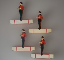 1940s Philip Morris Cigarette Johnny Bellboy Lot of 4 Place Cards Table Standees picture