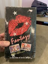 Fantazy Factory Sealed Trading Card Box Calfun 1992 Hot Ladies Sports Cars picture