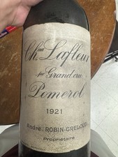 1921 Château Lafleur Pomerol Vintage EMPTY Wine Bottle André Robin-Greloud picture
