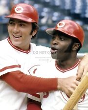 JOHNNY BENCH AND JOE MORGAN BASEBALL HALL OF FAMERS - 8X10 SPORTS PHOTO (BB-975) picture
