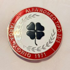 Alfa Romeo Tipo 33/3 Targa Florio 1971 Cloverleaf Car Badge picture