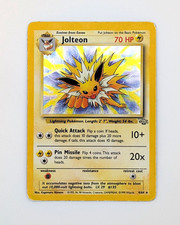 Jolteon 4/64 Holo Rare Jungle Set 1999 Vintage Pokemon Card WOTC MP picture