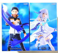 Re:ZERO Starting Life in Another World Emilia & Subaru Set JAPAN NEW picture