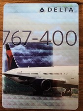 2016 Delta Air Lines Aircraft Trading Card #51 Boeing 767-4 EXCELLENT CONDITION picture