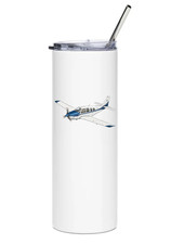 Beechcraft Bonanza G36 Stainless Steel Water Tumbler with straw - 20oz. picture