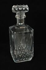 Vintage Cristal D’Arques taille Crystal Decanter Whiskey Decanter Made In France picture