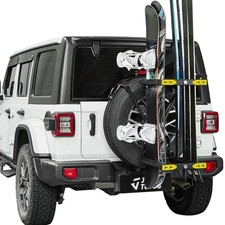 JOYTUTUS Spare Tire Ski Rack Fits Spare Tire 30.5