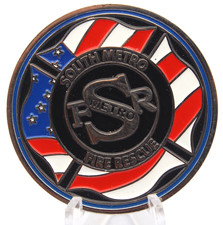 South Metro Fire Rescue SMFR Firefighter Challenge Coin 1.75