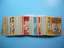 1960 TOPPS CHEWING GUM FUNNY VALENTINE COLLECTOR CARD FULL SET MINT SHARP '60 picture