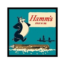 988 - Vintage Hamms Beer Sign Fridge Refrigerator Magnet picture