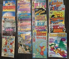 Vintage 1990s Comic Book Lot of 33 Disney Archie Garfield Alf Captain America picture