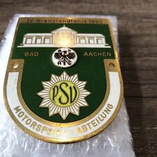 AWESOME RARE 1960 german grill badge motorsport Abteilung Grenzlandfahrt picture