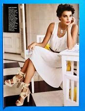 Magazine Print AD -2  D/Sided Page Women FASHION  Footwear Long Legs  Heel Shoes picture