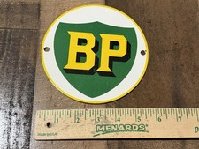 Vintage Style BP Gasoline Advertising Porcelain Sign picture