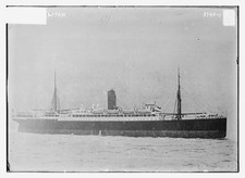 Photo:SS Appam Passenger Steamship at Sea 1915 1920 picture