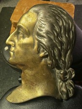 Late 1800’s Early 1900’s Bronze Bust George Washington picture