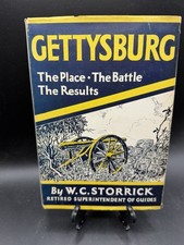 Vintage 1932 Gettysburg Place Battles Outcome Book WC Storrick Civil War picture
